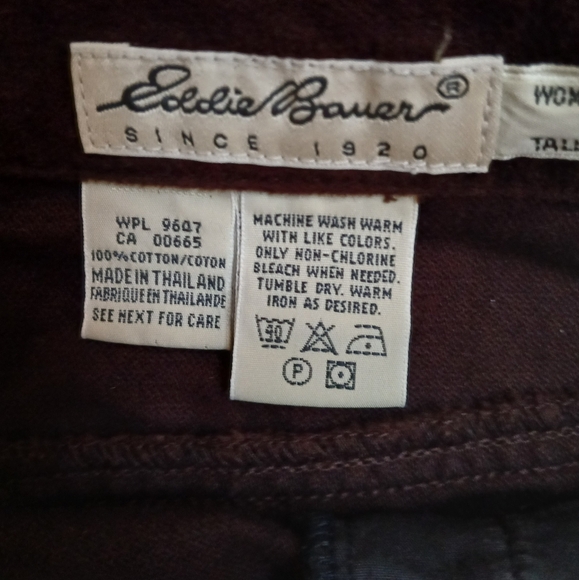 Eddie Bauer Women's Brown Felt Wrap Midi Skirt-Size 20 EUC - Picture 4 of 6